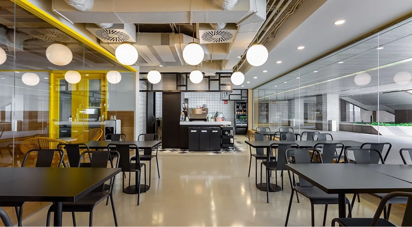 Cafetería de las instalaciones